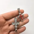 Less-Drill Red Zirconia Cross