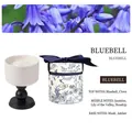 Wild Bluebell scented soy candle in blue and white porcelain gift box with bow - Solid/Bluebell/Camellia (Gift Box)
