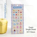 Cute dessert series foam sticker with colorful donuts and bear patterns for DIY journaling - Colorful Donuts
