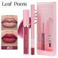 Wasserfestes mattes Lippenstift- und Lipliner-Set in Rosé #03 mit Premium-Verpackung - #03 Matte Rose