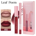 Kit rossetto liquido opaco e matita labbra impermeabile tonalità #06 rosso vino - #06 Rosso Vino