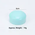 Blue slow rebound PU foam bread toy in a 6cm diameter round dome shape and soft texture - Small Round Blue Bread