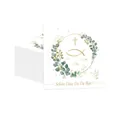 White party napkins with golden fish and cross pattern for religious celebrations - Type A Fish-shaped Tissues 20pcs