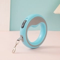 Guinzaglio retrattile automatico blu con impugnatura ergonomica per cani di media taglia - Blu