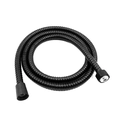 Matte black flexible stainless steel shower hose with 300-hole high pressure system - Approximately 1.5 Meters Long Black Plastic #c1fyt#