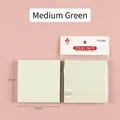Morandi light green sticky notes set with 100 sheets in professional packaging - 76*76mm / Morandi Series / Green