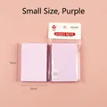 Piccoli post-it viola Morandi 76x50mm in sacchetto di plastica trasparente - Serie Morandi / 76*50mm / Viola