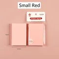 Foglietti adesivi rosa per ufficio, formato piccolo 76x50mm, blocco da 100 fogli di carta - Serie Morandi / 76*50mm / Rosso
