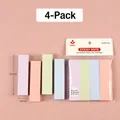 Morandi color 76x19mm sticky notes in 4-color set with 100 sheets for office use - 76*76mm / Long Strip