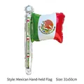 Mexico flag handheld foil balloon 31x50cm for World Cup celebration party - Mexico Handheld Flag Balloon / Mexico Flag Color