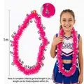 Guirlande de football rose pour décoration de fête sportive de 2m de long réglable - Guirlande Football Rose