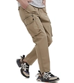 Men's khaki multi-pocket cargo pants with zip flap pockets for outdoor leisure - EU 29 / Khaki