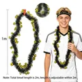 Guirlande de football noire avec accents jaunes pour fête sportive, longueur 2m réglable - Guirlande Football Gris & Jaune