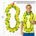 Guirlande de guirlandes jaune drapeau du Brésil de 2m pour la fête de la Coupe du Monde - Guirlande Football Drapeau Brésil