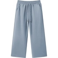 Pantaloni casual larghi da uomo in blu grigio chiaro con vita a coulisse - Taglia S / Azzurro