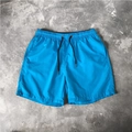 Schnelltrocknende Herren Sportshorts in Hellblau mit Kordelzug und seitlichen Taschen - Seeblau / L