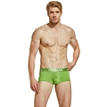 Boxer homme vert taille basse en tricot avec large ceinture élastique confortable - M / Vert Fruit