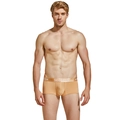Boxer tricoté taille basse pour homme couleur chair avec ceinture élastique - M / Chair