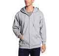 Detailed shot of light grey zip-up hoodie featuring adjustable drawstrings and side pockets - S / Light Gray