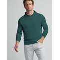 Men's casual raglan sleeve hoodie in dark green finish with a modern hood design - S / Dark Green