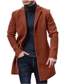 Détail du manteau en laine caramel avec revers à encoche et boutonnage simple - S / Hauts / Couleur caramel