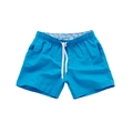 Bañador azul cielo para hombre con cintura elástica y cordón de ajuste blanco - S / Bottoms / Azul
