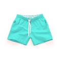 Bañador de hombre turquesa de secado rápido con cintura elástica y cordón ajustable - S / Bottoms / Cian