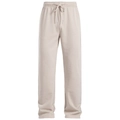 Lichtbeige vrijetijdsbroek voor heren met rechte pijpen en elastische trekkoordtaille - S / Khaki
