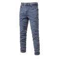 Vaqueros clásicos azul medio para hombre, corte recto con lavado y cinco bolsillos - EU 29 / Azul Vintage (ZH103)