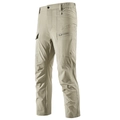 Men's khaki tactical cargo pants with multi-pockets and lightweight quick-dry fabric - Khaki