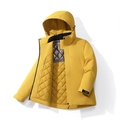 Chaqueta de invierno amarilla para hombre con aislamiento de grafeno e impermeable - M / Amarillo Limón