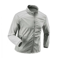 Chaqueta de protección solar gris claro UPF50+ de seda de hielo para hombre deportivo - M / Gris claro