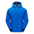 Men's bright blue waterproof hooded outdoor windbreaker jacket with adjustable cuffs - 3XL / Tops / Royal Blue