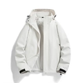 Chaqueta cortavientos para hombre en blanco marfil con forro de malla transpirable - S / Marfil
