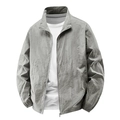 Chaqueta gris de protección solar para hombre en tejido ligero, transpirable y moderno - M / Gris claro