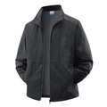 Men's black quick-dry outdoor sun protection jacket with lightweight ripstop fabric - M / Black