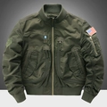 Blouson aviateur tactique vert armée avec plusieurs poches et écussons Special Forces - S / Vert Armée