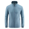 Veste de protection solaire pour homme en soie glacée légère, respirante et séchage rapide - 3XL / Bleu clair