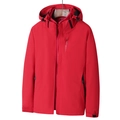 Veste rouge 3-en-1 imperméable à capuche pour hommes pour la randonnée et l'alpinisme en plein air - M / Rouge Chinois (Femmes)