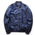 Chaqueta bomber MA-1 azul marino clásica con tela cortavientos y forro naranja - 6XL / Azul Marino