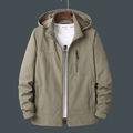 Veste tactique d'extérieur pour hommes avec capuche amovible en couleur vert armée - M / Khaki