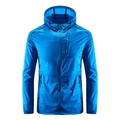 Chaqueta de protección solar azul brillante para hombre, cortavientos de exterior transpirable - M / Azul real