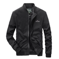 Chaqueta bomber negra de hombre con cuello acanalado y estampado Youthful Follow Your Dreams - M / Negro