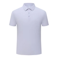 Men's ice silk polo shirt in light purple featuring a seamless, breathable mesh texture - M / Tops / Cloudy Purple