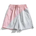 Pink/Gray Patchwork (Lotus Pink)
