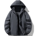 Veste à capuche gris foncé pour homme avec isolation graphène et doublure matelassée - L / gris foncé
