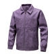 Chaqueta de moto morada para hombre con cremallera y bolsillos en el pecho - M / Morado