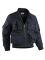 Donkerblauwe tactische bomberjack met meerdere zakken en functioneel utility-ontwerp - M / Donkerblauw