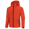 Coupe-vent homme orange vif avec capuche pour le sport en plein air et les loisirs - XL / Rouge Orangé