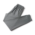 Dunkelgraue Jogginghose für Herren mit Kordelzug, Gummibund und Rippbündchen - M / Grau
